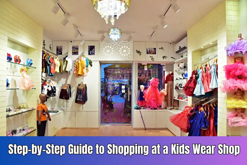 step-by-step guide to shopping at a kids wear shop